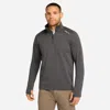 Timberland Men's  Pro Understory Quarter-zip Fleece Shirt In Gray