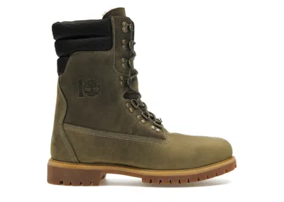 Pre-owned Timberland Men's  Shearling Winter Extreme Super Boot Ronnie Fieg Kith Sneakers In Light Green/black