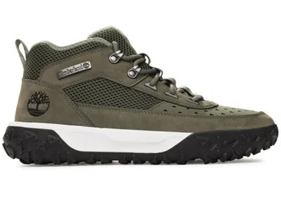 Pre-owned Timberland Men's  Stride Motion 6 Mid Sneakers In Green