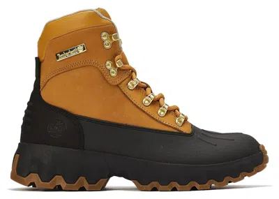 Pre-owned Timberland Men's  Tbl Edge Euro Hiker Shell Toe Sneakers In Wheat In Sand