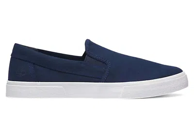 Pre-owned Timberland Men's  Union Wharf 2.0 Ek+ Slipon Sneakers In Navy Blue