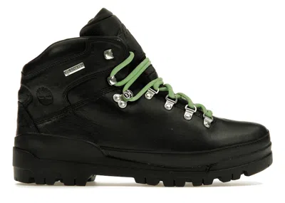 Pre-owned Timberland Men's  World Hiker Boot Stussy Sneakers In Black