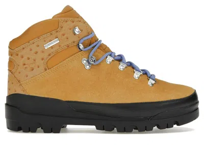 Pre-owned Timberland Men's  World Hiker Boot Stussy Sneakers In Wheat/black
