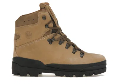 Pre-owned Timberland Men's  World Hiker Mid Laceup Waterproof Boot Sneakers In Beige