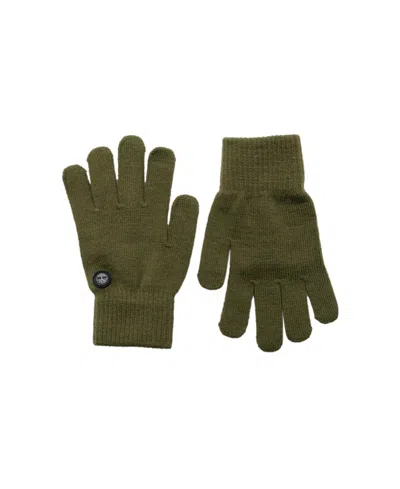 Timberland Men's Touch Tips And Rubber Logo Magic Glove In Grape Leaf
