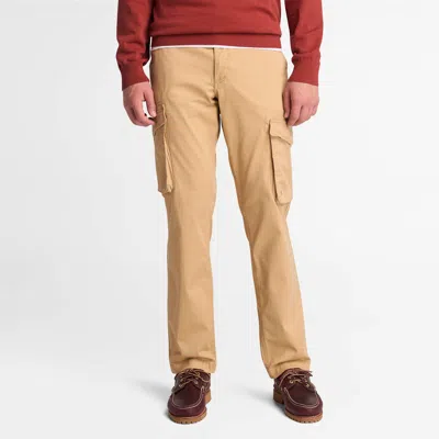 Timberland Men's Twill Cargo Pant In Beige
