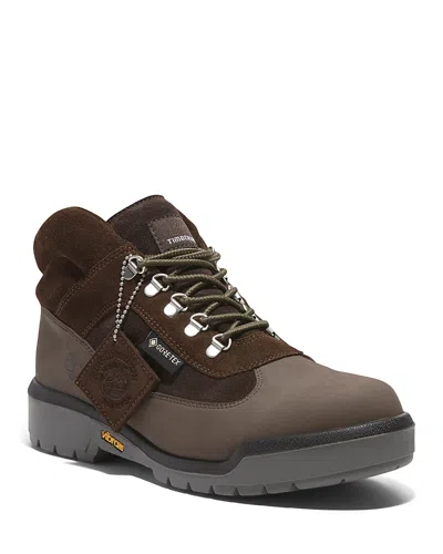 Timberland Men's Vibram Gore Tex Field Boots In Dark Brown