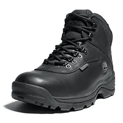 Pre-owned Timberland Men's White Ledge Mid Waterproof Hiking Boot, Black, 10