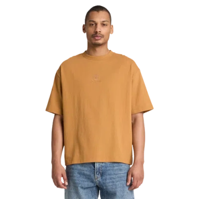 Timberland Mens Heavyweight Short Sleeve T-shirt - In Brown