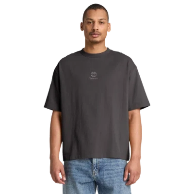 Timberland Mens Heavyweight Short Sleeve T-shirt - In Gray