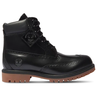 Timberland Mens  6 Inch Brogue Boots In Black
