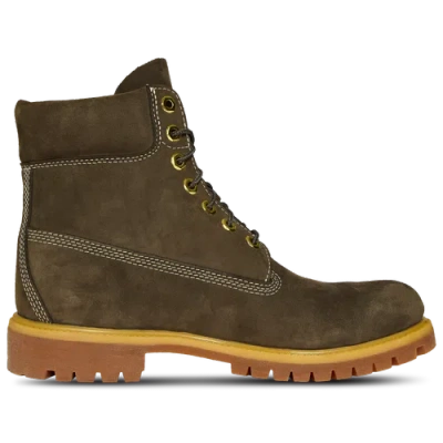 Timberland Mens  6" Premium Waterproof Boots In Green