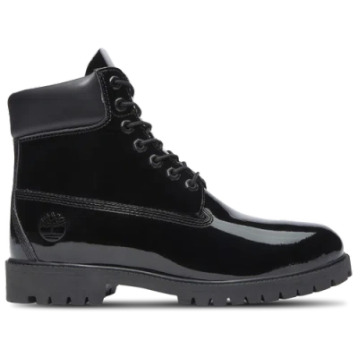 Timberland Mens  6" Premium Waterproof Patent Boots In Black