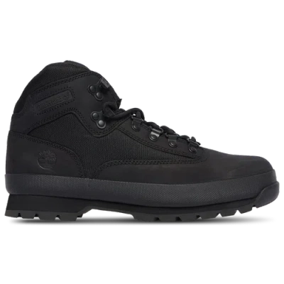 Timberland Mens  Euro Hikers In Black Nubuck