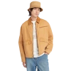 Timberland Casual Jacket With Collar Detail And Front Pockets In Wheat
