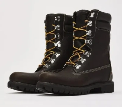 Pre-owned Timberland Mens  Super Boot '40 Below' Tb0a173h Size 9 In Brown