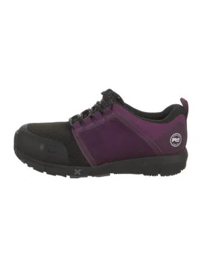 Pre-owned Timberland Mesh Printed Sneakers In Purple