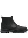 Timberland Black Nubuc Leather Boot In Black