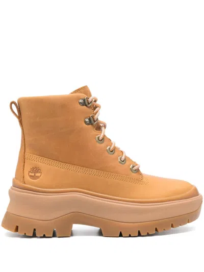 Timberland Women's Roxie Lane Mid Lace-up Boot In Beige