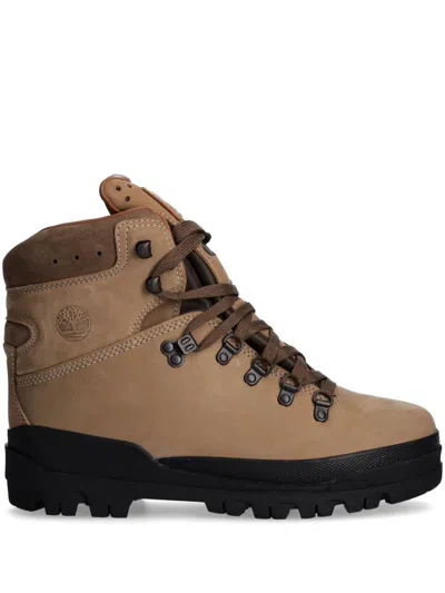 Timberland Mid World Hiker Boots In Nude