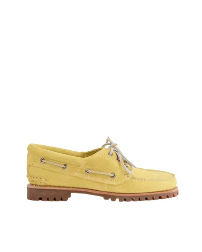 Timberland Mini Suede Sandals For Women In Yellow