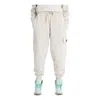 Timberland Mixed Media Garment Dye Sweatpants 'white' In Neutral