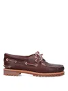 Timberland Moccasins In Burgundy
