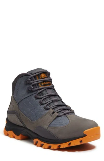Timberland Mt. Maddsen Water Resistant Hiking Boot In Dark Grey Nubuck