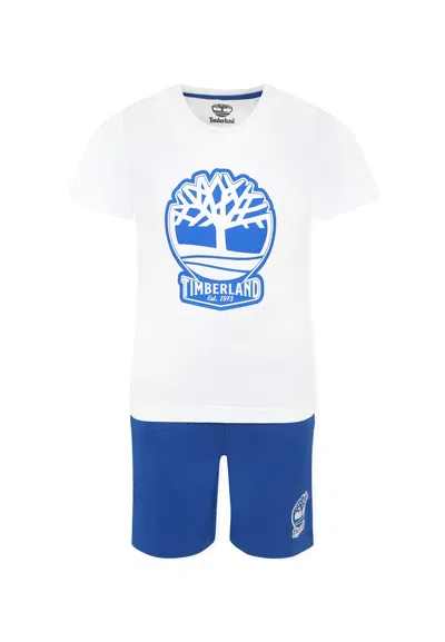 Timberland Kids' Multicolor Pajamas For Boy With Logo And Tree