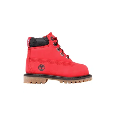 Pre-owned Timberland Nba X  6 Inch Premium Boot Toddler 'chicago Bulls' | Red | Infant Size 4