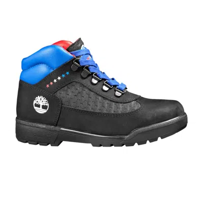 Pre-owned Timberland Nba X  Field Boot Junior 'philadelphia 76ers' | Black | Kid's Size 6.5