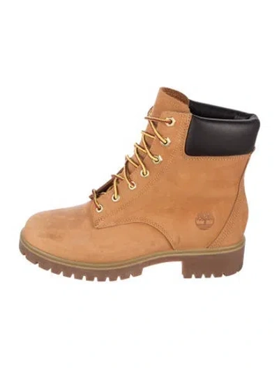 Pre-owned Timberland Nubuck Boots In Brown