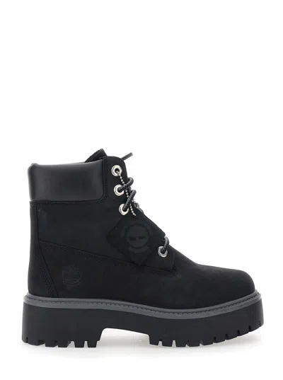 Timberland Nubuck Leather Water-proof Boot In Black