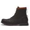 Timberland Original Earthkeeper Boots 'dark Brown Regenerative Leather' In Black