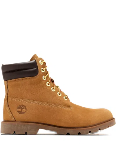 Timberland Padded-collar Lace-up Boots In Brown