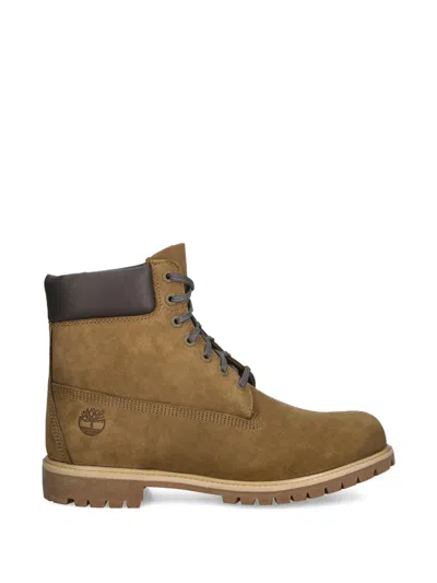 Timberland Padded Collar Lace-up Hiking Boots In Brown
