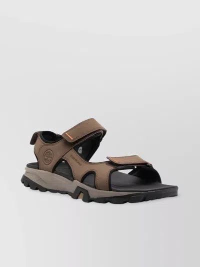 Timberland Peak Backstrap Open Toe Sandal In Grey