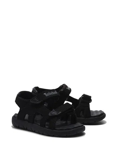 Timberland Kids'  Boys Perkins Row Backstrap Sandals In Black