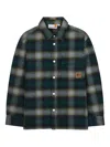 Timberland Plaid Chest-pocket Shirt In Green