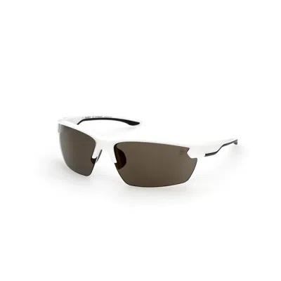 Timberland Plastic Men's Sunglasses In White