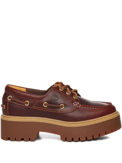 Timberland Platform Boat Shoes In Multi