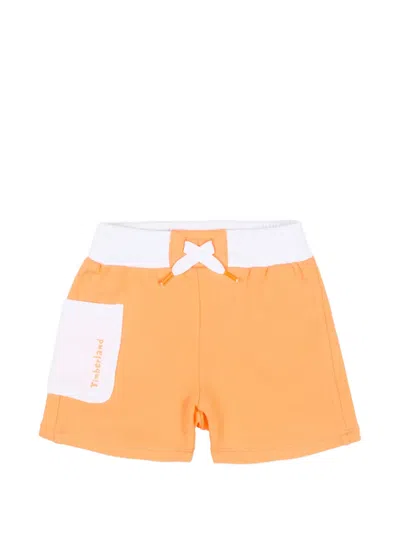 Timberland Kids' Pocket Drawstring Shorts In Orange