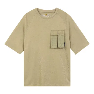 Timberland Pocket T-shirt 'light Khaki' In Green