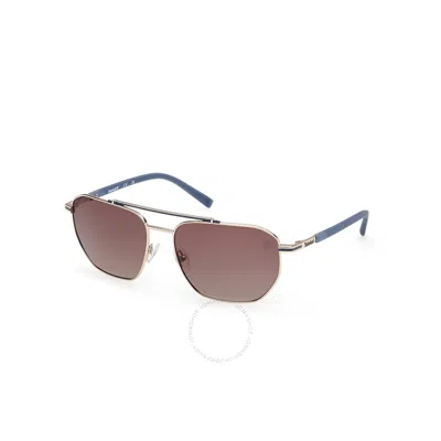 Timberland Polarized Brown Navigator Men's Sunglasses Tb00038 32h 60