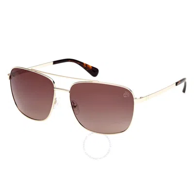 Timberland Polarized Brown Navigator Men's Sunglasses Tb00044 32h 65