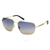 Timberland Polarized Smoke Navigator Men's Sunglasses Tb00009 32d 63