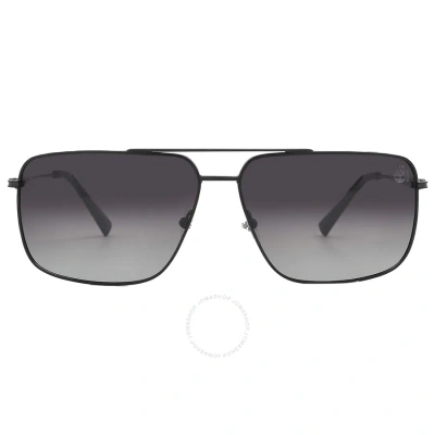 Timberland Polarized Smoke Navigator Men's Sunglasses Tb9292 02d 61 In Black