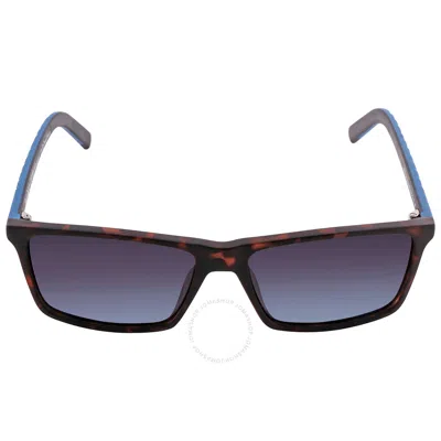 Timberland Polarized Smoke Rectangular Men's Sunglasses Tb9222 52d 56 In Purple
