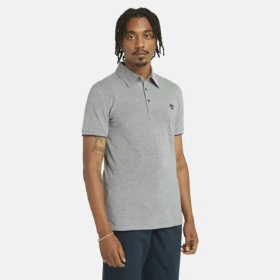 Timberland Polo Man  Tb0a2dj5 - Bbbr Oxford Pole 4331 Dark Sapphire In Animal Print