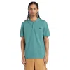 Timberland Polo Man  Tb0a2dje - Sleeve Stretch Polo Cl61 Sea Pine Forest In Multi